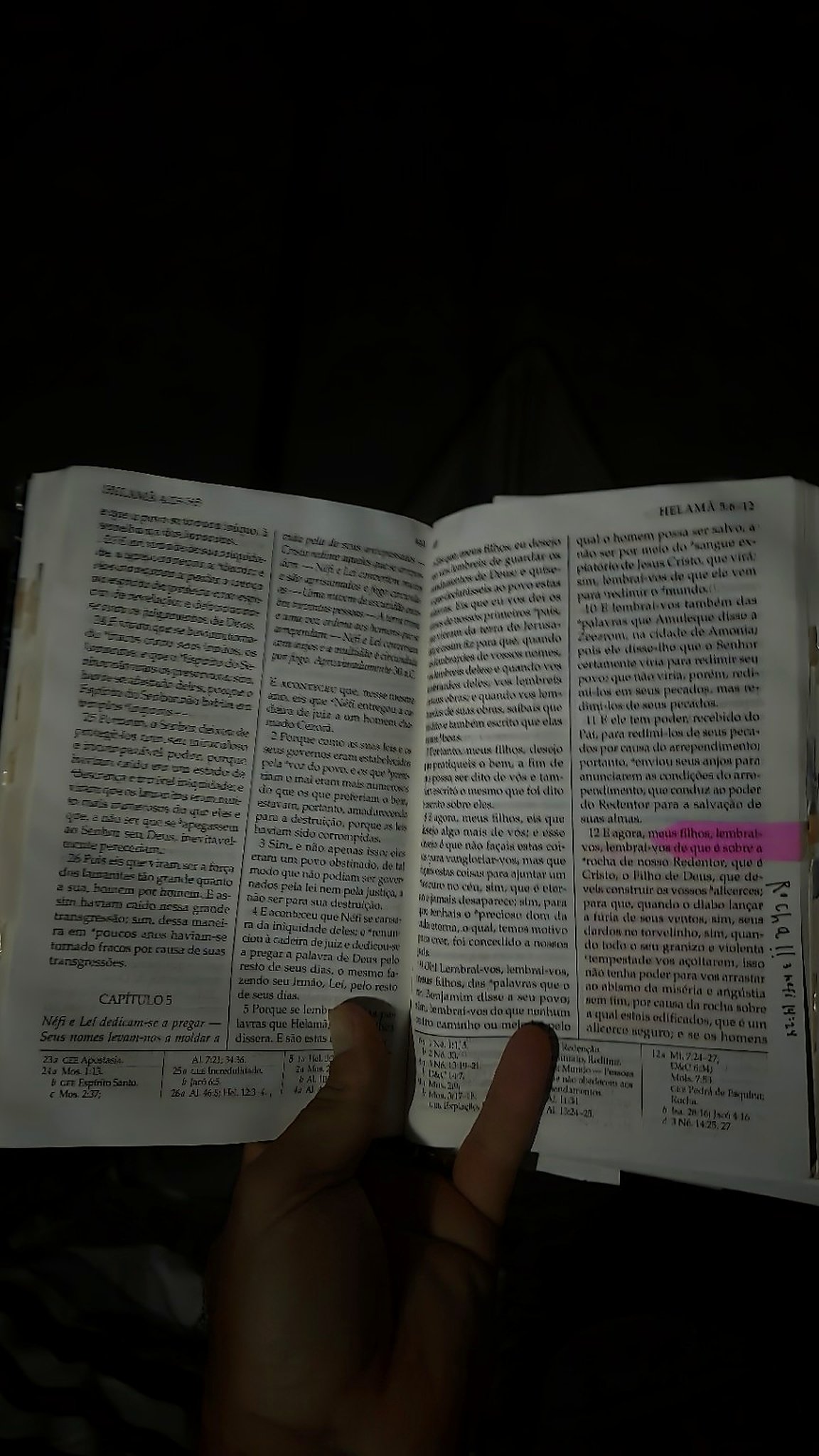 Reading inside a tent at night during a camping trip at Lake Louisa State Park